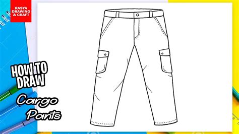 How To Draw Cargo Pants Youtube