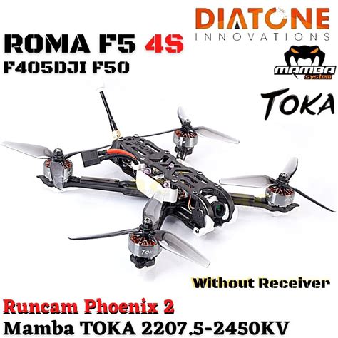 Diatone Roma F5 4s Freestyle Mamba F405dji Fc F50 Esc With Runcam