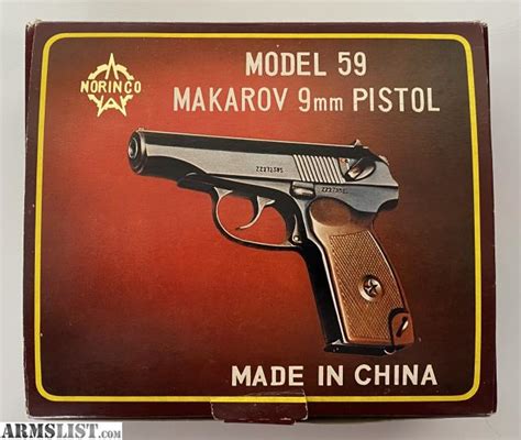 Armslist For Sale Nib Norinco Chinese Makarov Type 59 9x18 Rare Mint