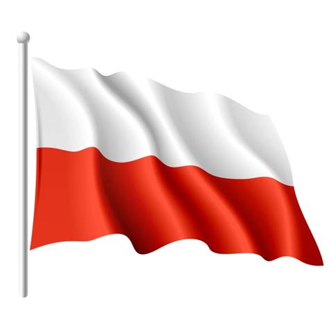 Flaga Polski Rysunek