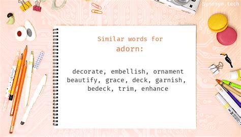 Adorn Synonyms That Belongs To Phrases