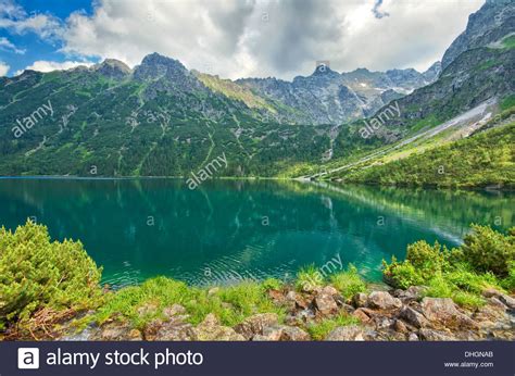 Morskie Oko Lake In Tatra Mountains Poland Stock Photo Alamy