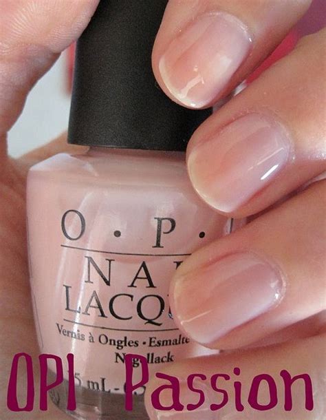Opi Passion Sheer Nails Nail Polish Natural Nails