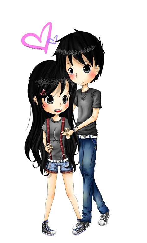 Download Anime Love Couple Png Transparent Image For