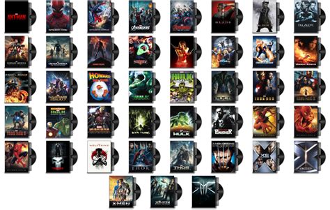 Marvel Movie Folder Icon Pack Clean By Musacakir On Deviantart