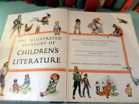 Vintage Book The Illustrated Treasury Of Childrens Etsy
