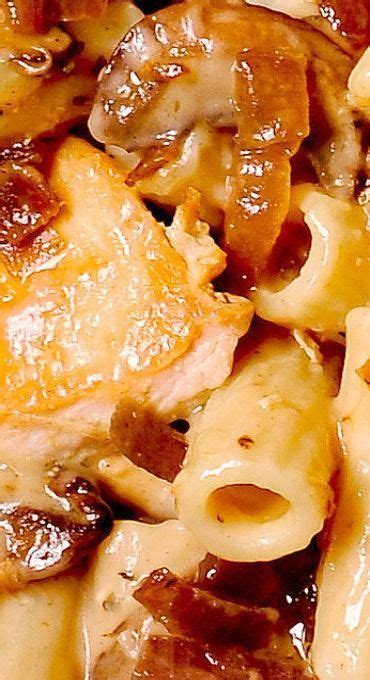 Closeup Of Pasta With Meat Cheese And Sauce
