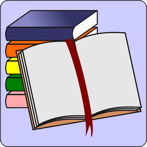 Books Open Book Bookmarker Free Vector Graphic On Pixabay