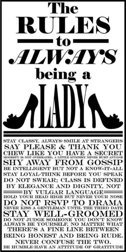 61 Ideas For Fashion Style Quotes Stay Classy Act Like A Lady Classy Quotes Inspirational