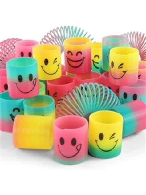 NNESN Spring Rainbow Magic Fidget Stress Coil Mini Springs Bulk Toys For Party EBay