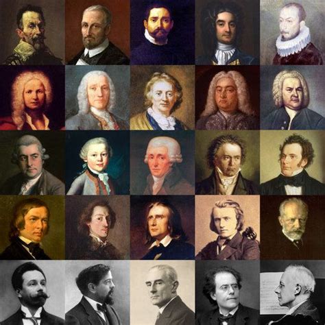 Portraits Of Composers Of Classical Music Classical Music Music Theory Medieval Music