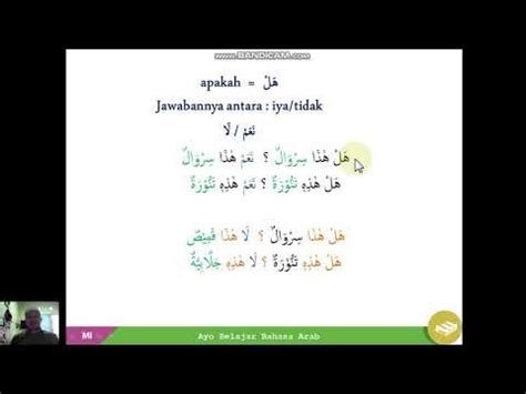 Kata Tanya Bahasa Arab Tahun Belajar Bahasa Arab Macam Macam The Best