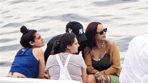 Rihanna And Hassan Jameel On A Yacht In Italy Take A Bow