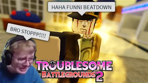 Jotaro Awakening Is Good Troublesome Battlegrounds 2 Roblox Youtube