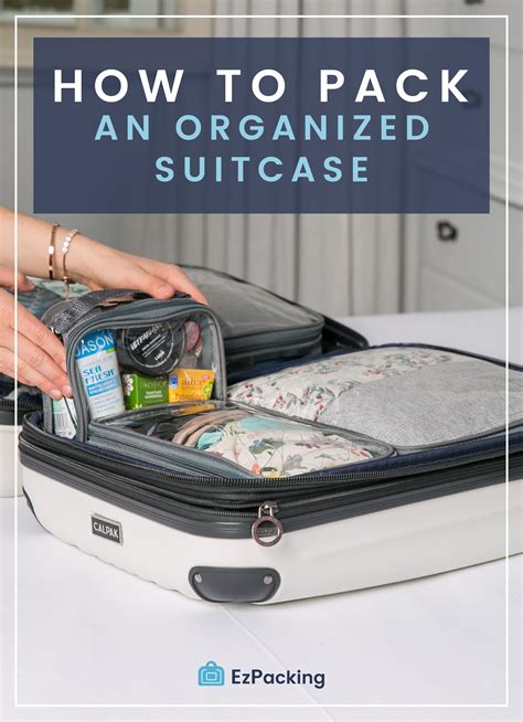 An Organized Suitcase How To Use Ezpacking Cubes As Traveling Drawers