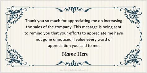Editable Thank You Messages Samples Word And Excel Templates