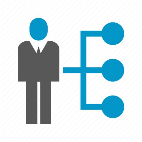 Diagram Leader Office Organization Chart People Icon