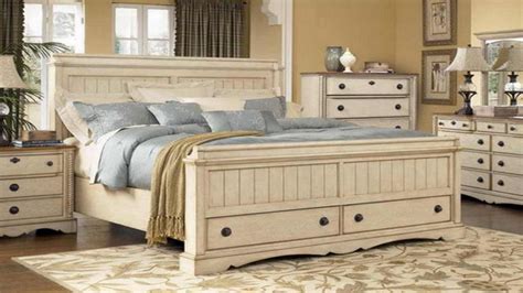 Bedroom Furniture White Distressed Hawk Haven