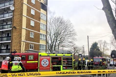 Brixton Fire Dozens Of Firefighters Tackle Blaze At Block Of Flats