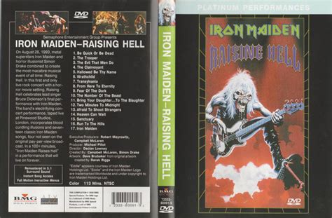Iron Maiden Raising Hell DVD Discogs