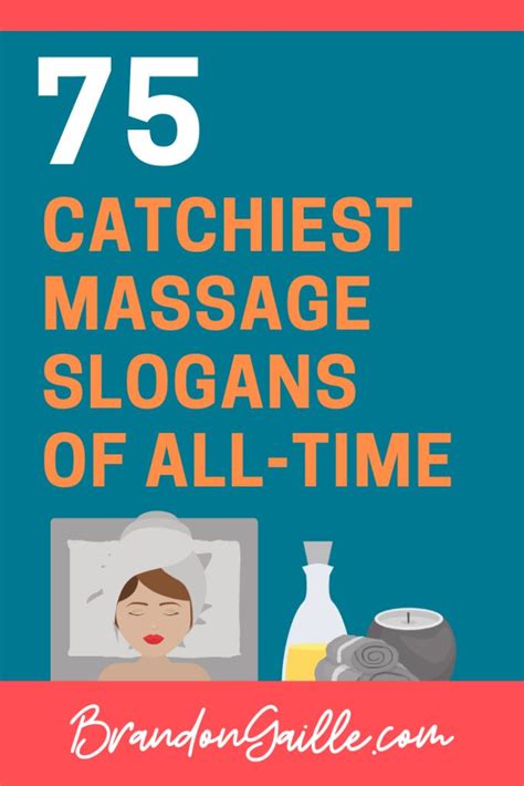 List Of 75 Catchy Massage Slogans And Good Taglines Massage Logo Massage
