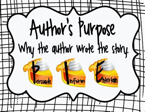 Authors Purpose Clipart Enhance Your Writing Lessons