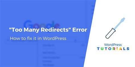 How To Fix Too Many Redirects WordPress Error In