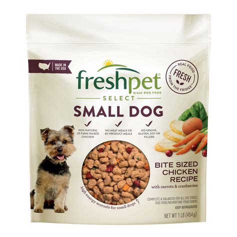 That is, you'll want to feel confident that the company. Freshpet Select Grain Free Small - Refrigerated Wet Dog ...