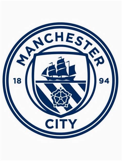⬇ shop the madchester range ⬇. Man City crest. | ฟุตบอล, ภาพ, โลโก้