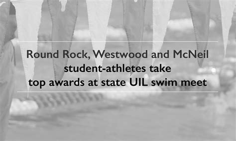 Round Rock Westwood And Mcneil Student Athletes Take Top Awards At