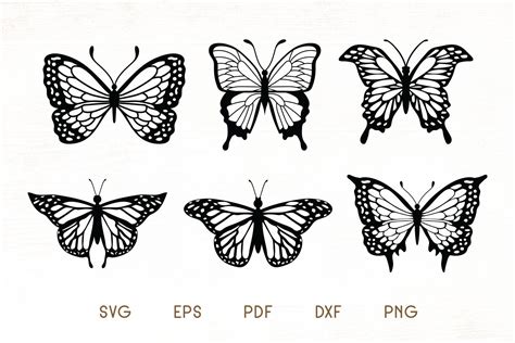 Fancy Butterfly Svg - Layered SVG Cut File - Free Font | Download All
