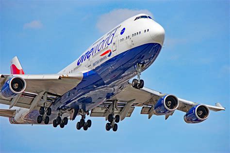 G Civd British Airways Boeing 747 400 With One World Paint