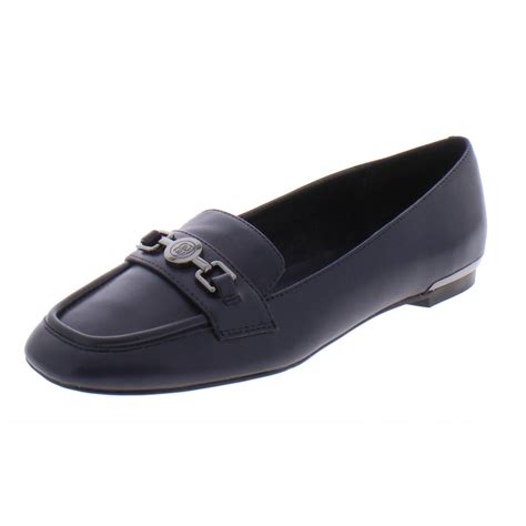 Bandolino Womens Flavia 3 Navy Dress Loafers Shoes 95 Medium Bm