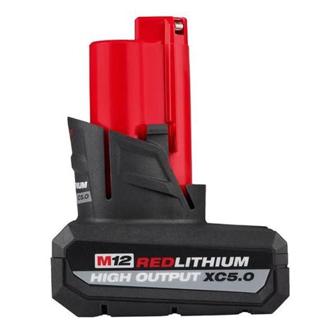 Milwaukee M12 Redlithium High Output Xc50 Battery Pack 48 11 2450