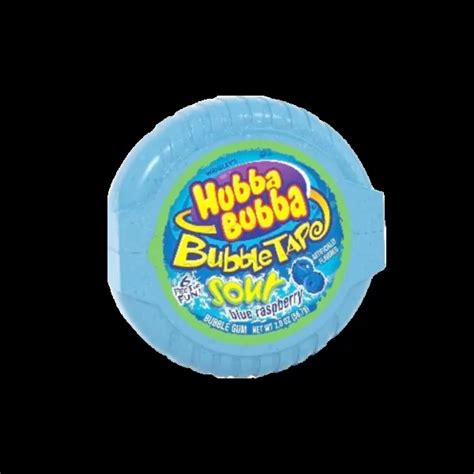 Hubba Bubba Sour Blue Raspberry Bubble Gum Tape Lupita Candy Store