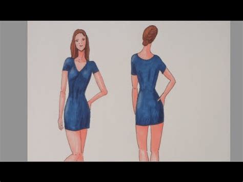 Sin embargo, es muy importante ayudarles cuando empiezan a mostrar interés por el dibujo, permitiéndoles plasmar sus ideas y fantasías en el papel. How to Sketch a Fashion Figure Easily - YouTube