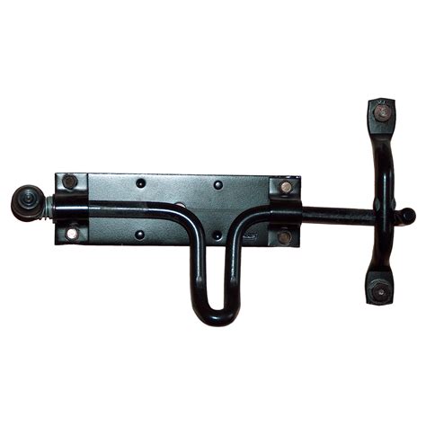 Door Latch Black Spring Loaded — Barn Depot