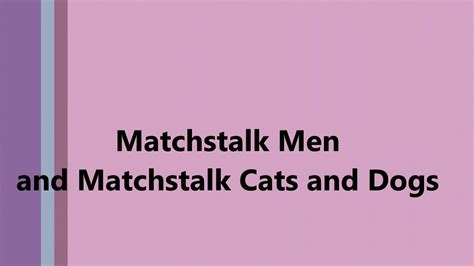 Matchstalk Men And Matchstalk Cats And Dogs