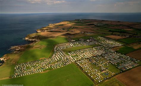 Thornwick Bay Holiday Village Caravan Park Flamborough From The Air Aerial Photographs Of