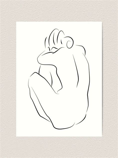 Henri Matisse Naked Woman Matisse Line Drawing Art Print For Sale