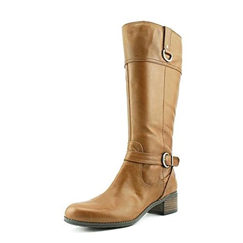 Bandolino Womens Chamber Wide Calf Riding Boot Cognac Leather6 M Us Pretty In Boots