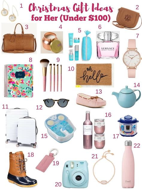 53 of the best gifts to get the women in your life this holiday season. Christmas Gift Ideas for Her (Under $100 | Mama's Favorite ...