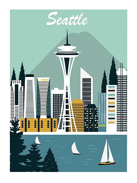 Seattle Illustrations Royalty Free Vector Graphics And Clip Art Istock