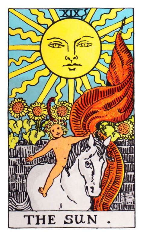 19 The Sun Tarot Card