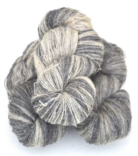 61 12 Grey Variegated 1 Ply Lace Weight Wool Yarn Yarns And Tools