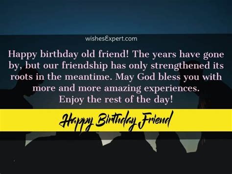 35 Exclusive Birthday Wishes For Old Friend Wishes Expert