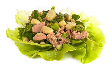 Dicke Bohnen Salat Mit Thunfisch Foto Alt Marions Kochbuch