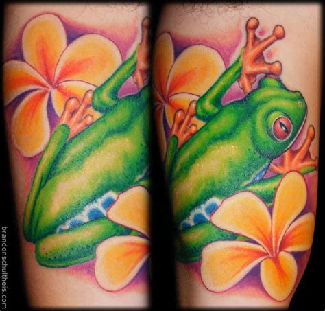 Tree Frog Tattoo By Brandon Schultheis Tattoonow