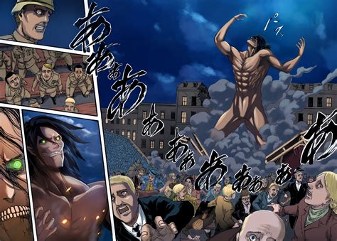 It is set in a fantasy world where humanity lives within territories surrounded by three enormous walls that protect them from. Attack On Titan Manga Full Color