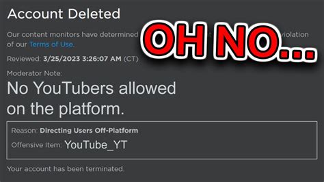 Roblox Is Banning Youtubers Again Youtube